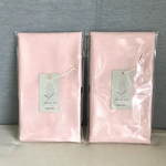 綿100% 枕カバー　2枚セット　サーモンピンク　