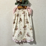花うさぎさんチュニック　ピンク
