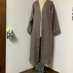 リネン　ライトカーキー　春コーディ💕