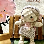 世界に一つのキーホルダー♪編みぐるみの桜🌸の妖精さん💕