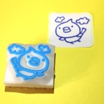消しゴムはんこ【空飛ぶトリ】