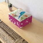 Dice＊Wind インテリアボックス [P]  小物入れ　収納（カルトナージュ）【仕切り箱別売り】《受注制作》