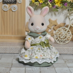 シルバニア服シルバニアファミリー＊シルバニア服＊お母さん＊花柄＊ワンピース＊