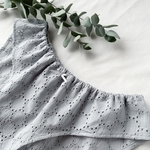 ふわりショーツ カットレースGray