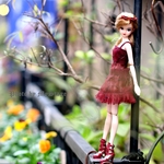 msdr-20-39　赤ランジェリー 衣装　（momoko/ジェニー/オビツなど1/6人形用）