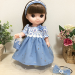 ソランちゃん＊メルちゃん＊爽やか水色ワンピース♪4点セット