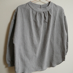 スタンドカラーブラウス