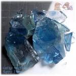 ✅ 秘蔵品 宝石質 特殊希少カラー ブルーフローライト 欠片 結晶 蛍石 原石 No.4447