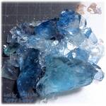 ✅ 秘蔵品 宝石質 特殊希少カラー ブルーフローライト 欠片 結晶 蛍石 原石 No.4448