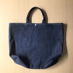 大きめレッスンバッグ　デニムバッグ