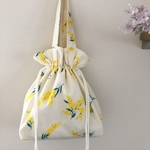 〈SPRINGSALE 10%OFF〉ミモザの巾着袋🌼アイボリー
