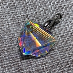 六芒星カット ダブル青金ビビッド ペンダントトップ VD-519