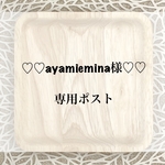 ayamiemina♡♡専用ポスト(ノンホール仕立て)