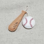 【完成品】野球部応援！！バットとボールチャーム