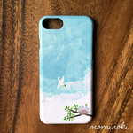 空と風が待ってるから★鳥・水色・小鳥・青空★水彩な北欧スマホケース　iPhone7/8/SE2/X/XS/11/12/Xperia/Galaxy/AQUOS等