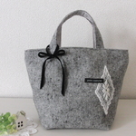 大人女子のｼﾝﾌﾟﾙ冬bag　グレー