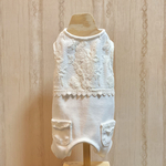 完成品　ホワイトロンパース