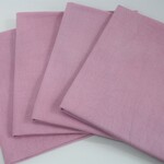【手染め晒】あかむらさき　刺し子、マスク作りなどに　