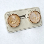 金箔のキラキラ一粒ピアス・イヤリング