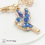 青い鳥　バッグチャーム