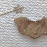 new◯125 star刺繍 ハンドメイド もくもくスタイ ブラウン