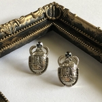 再販♡古代エジプト スカラベのスワロフスキーピアス