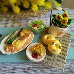 ガーデンランチ（ミニチュアフード、ミニチュア）