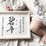 A4size命名書❁⃘*.ﾟ用紙のみ