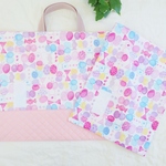 h様オーダー品  キャンディ蝶々柄の2点セット