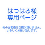 はつはる様専用ページ