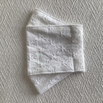 1枚　500円　春〜　レース地　西村大臣　折り上げ立体マスク