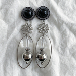 シルバーフープピアス