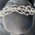 ピアノなど発表会やステージに☆カチューシャ型ヘアアクセサリー☆ホワイト系