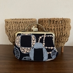 ミナペルホネン ヴェロニカ で作成しましたお財布がま口です♡うさぎさん口金