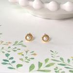 5mm[アレルギー対応]小ぶり パールのピアス 樹脂イヤリング