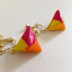 三色のころころイヤリング・ピアス