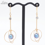 揺れる惑星(472) ピアス/イヤリング/ノンホールピアス/樹脂ピアス