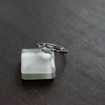 アクアマリン　ホリゾンタルCZバンドリング　SILVER925