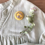 刺繍ブローチ