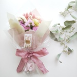 HAPPYピンクの花束  