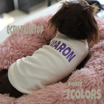 ネームタンクトップ(キナリ)♡名入れ♡犬服