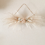 リボンスワッグ　　beige pink