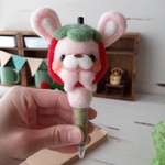 【春のいちごまつり】桃うさデコペン