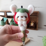 【春のいちごまつり】白うさデコペン