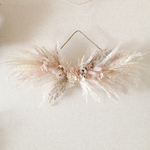 リボンスワッグ   50cm  beigepink