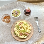 アスパラとベーコンのスパゲッティ