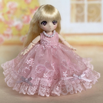s様専用ページ　チュールドレス  ピンク　オビツ11用
