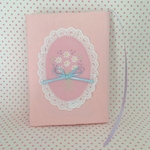 白い花束のブックカバー文庫用　