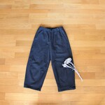 木綿バルーンパンツ(チャコールグレー・ブラック）受注生産
