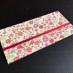 小花模様のチケットケース